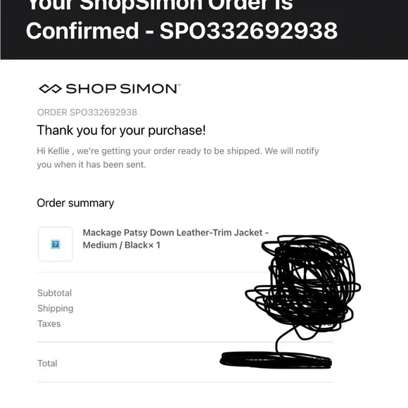 Mackage Patsy Agile with blue fox fur - Picture 2 of 2